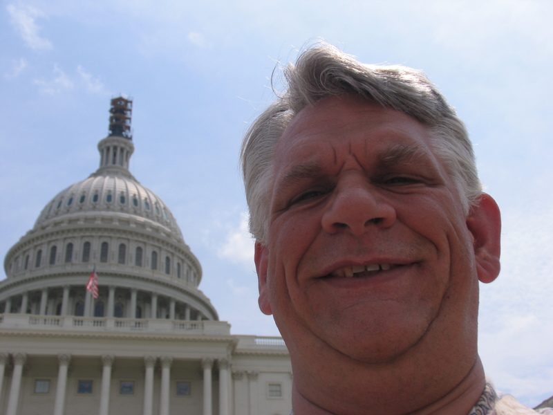 Me in front of the Capitol Dome.