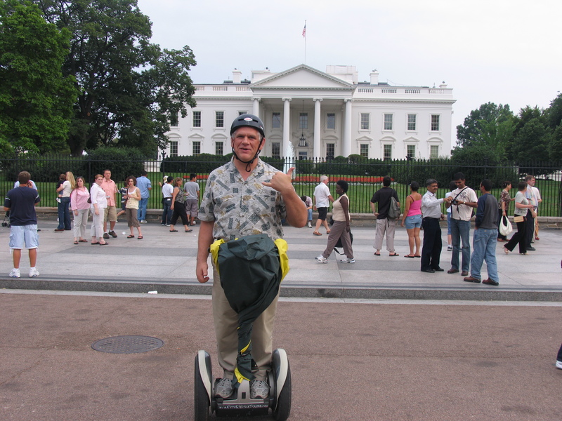 Me in front of the White House.