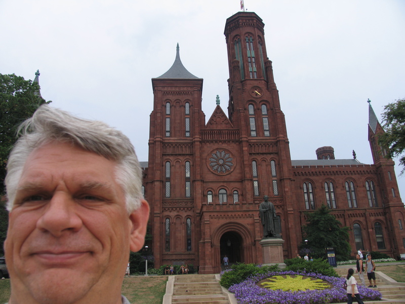 Me with the Smithsonian Castle.