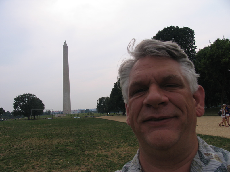 Me with the Washington Monument.